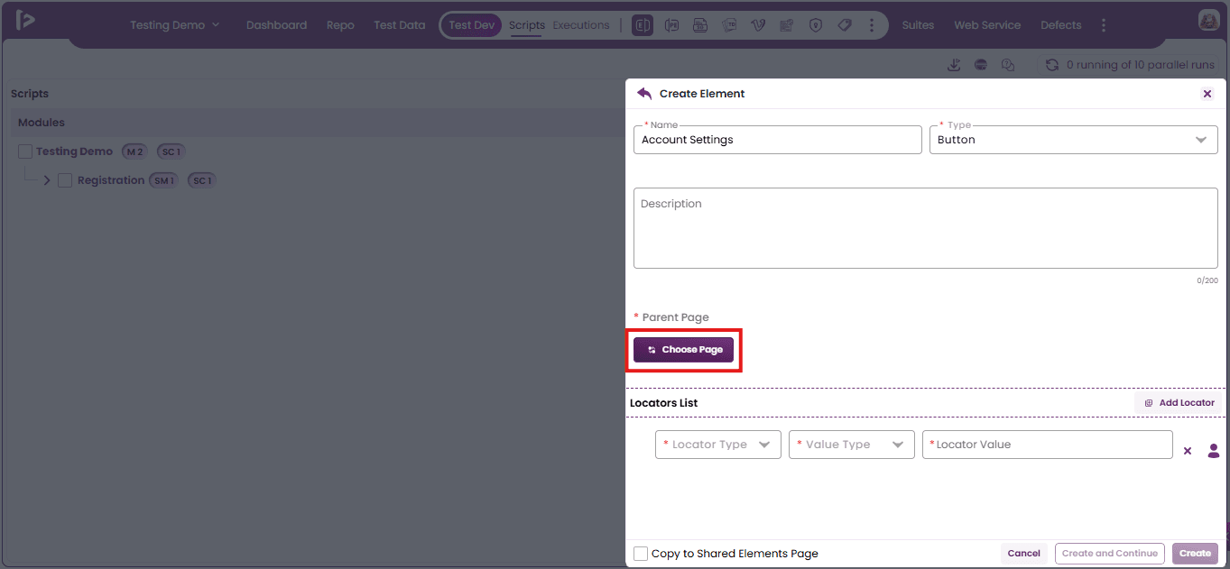 Choose page Testdev.png